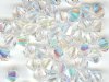 25 6mm Crystal AB Bicone Swarovski